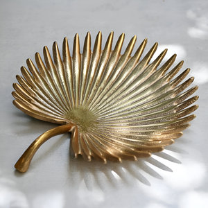Plateau de service en or en forme de feuille au design tendance de qualité supérieure à bon prix - Product Image 6