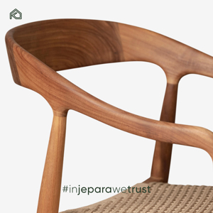 Custom Handmade Outdoor Dining <b>Chair</b> with Solid Teak Wood Durable Rope & Rattan for Hotel and Living Room Furniture - Product Image 4