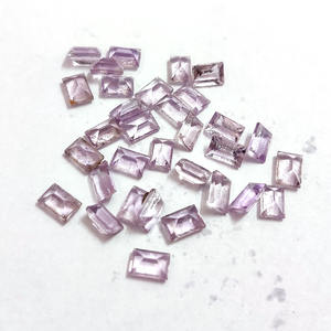 50ชิ้นพลอยอเมทิสต์สีอ่อนจากธรรมชาติ6x4มม. รูปแปดเหลี่ยม30.75 CTS Lot iroc ขายคุณภาพสูงอัญมณีหลวมตัดเรา $35.14สำหรับทุกคน - Product Image 1