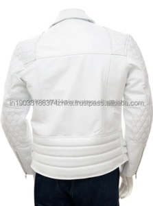 เสื้อแจ็คเก็ตหนังแกะแท้สำหรับผู้ชาย, เสื้อโค้ทให้ความอบอุ่นในฤดูหนาวเสื้อโค้ทตัวนอกสีขาวแฟชั่นใหม่ - Product Image 4