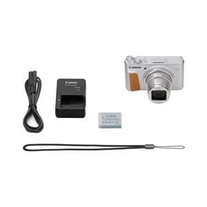 Silver Edition Compact Point Shoot <b>Digital</b> <b>Camera</b> 40X Optical Zoom 4K <b>Video</b> for Travel Photography Vlogging Features HD CMOS - Product Image 1
