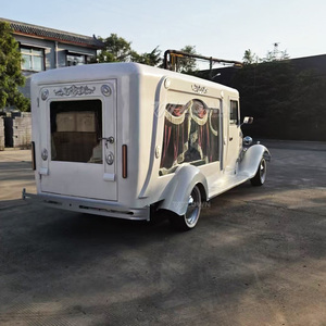 Transporte especial moderno blanco Retro coche fúnebre suministros funerarios transporte vehículo eléctrico ataúd vehículo - Product Image 4