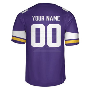 Maillot de football américain de qualité supérieure pour hommes, respirant, 100% polyester, fabriqué aux États-Unis - Product Image 6