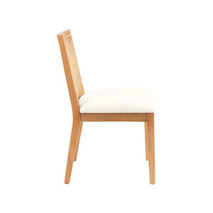 เก้าอี้ห้องรับประทานอาหารทำจากไม้สานหวายแบบทันสมัยหรูหราเก้าอี้ทานอาหารเย็นในโรงแรมร้านอาหาร - Product Image 2