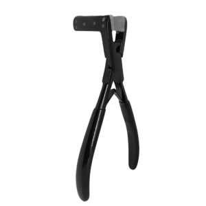 Cinta profesional de acero inoxidable resistente en Alicates para extensiones de cabello de calidad superior con herramientas de extensión de cabello con agarre de silicona - Product Image 1