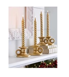 Petit bougeoir design à poignée pour la fête de Noël utilisé bougeoir doré en métal de haute qualité - Product Image 6