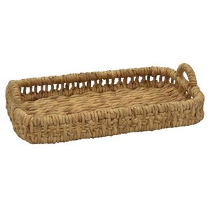 Producto de venta superior, bandejas decorativas de jacinto de agua, bandejas de comedor de comida para el hogar, decoración, organizador de almacenamiento seguro para el hogar tejido sostenible - Product Image 1