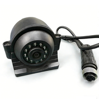Cámara Universal para Vehículos AHD 720P/1080P de 12V 24V, Impermeable IP68, Visión Nocturna HD a Todo Color, Cámara de Visión Lateral para Camiones y Autobuses Escolares
