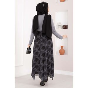Traje Sandy Body Gris Ligero con Elegante Drapeado - Product Image 4