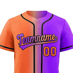 Camiseta de Béisbol LOVENA WEAR, Impresa, Transpirable, de Secado Rápido, Duradera, 100% Poliéster, Cuello en V, Nombre del Equipo Personalizado - Product Image 6