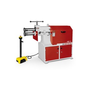 Máquina de recortar y ribetear motorizada KBT 2.5 / 4.0, ribeteadora rotativa motorizada de hasta 4 mm, opción de rodillo superior hidráulico - Product Image 1
