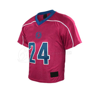 Uniformes de Lacrosse Sublimados Personalizados de Alta Calidad, Transpirables, de Manga Corta y Cuello en V, Fabricante de Ropa Deportiva - Product Image 1