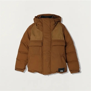 Veste matelassée vintage personnalisée pour hommes, hiver, imperméable, respirante, matelassée, prix de gros, service OEM pour - Product Image 1