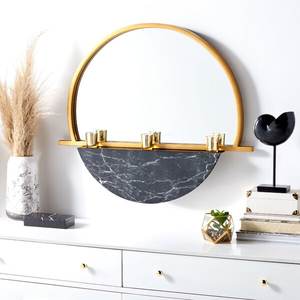 Newest <b>Gold</b> Plated Premium Design Wall <b>Mirror</b> for Home and Hotel Decorative High Quality Metal frame at Lowest Price from India - Product Image 3