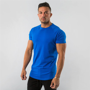 Fabricant Fabricants de qualité Design musclé Chemises pour hommes T-shirt en coton bio ajusté personnalisé - Product Image 3