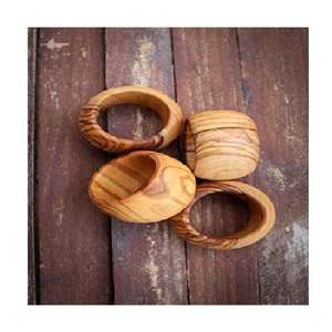 Napkin Ring Holder Natural <b>Wood</b> Customization As Buyer Demand Luxury Napkin Ring For <b>Bathroom</b> Dinning Bedroom Kitchen (Zigzag) - Product Image 5