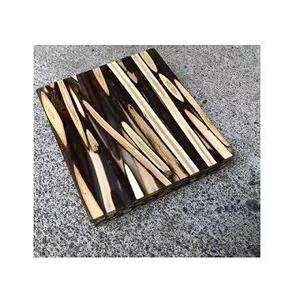 Top Design Résine et Pierre de Bois Dessous de Verre Cadeau de Pendaison de Crémaillère Unique Vente Chaude Tapis et Serviettes pour Boissons - Product Image 5