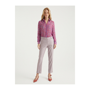 Pantalons et jupes slim fit pour femmes en viscose mélangée - Product Image 1