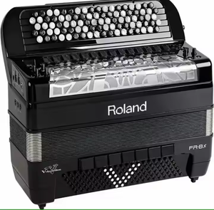 Accordéon numérique FR-8x flambant neuf avec 8x sans anches, noir, livraison rapide, équipement audio, réduction disponible - Product Image 2