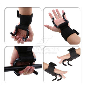 Ganchos de levantamiento de pesas resistentes de neopreno de alta calidad al por mayor 2025, respetuosos con el medio ambiente, antideslizantes, hechos a medida - Product Image 2