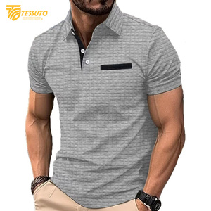 High Quality Men's for Polo Shirt Latest Design Breathable Casual Wear Low MOQ Customized Plus Size Customizable Options - Product Image 2