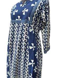 Elegante Vestido Índigo, Tela de Primera Calidad, Corte Moderno, Estilo Versátil para Oficina, Salidas, Eventos y Fiestas - Product Image 3