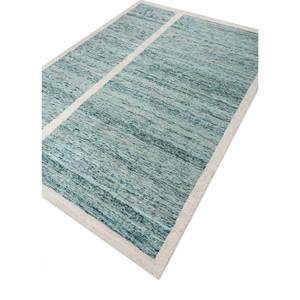 Alfombras de Lana a Rayas Azules Blythe, Alfombra de Yute Anudada a Mano de 9x12 para el Hogar, para la Sala de Estar y la Decoración del Dormitorio - Product Image 2