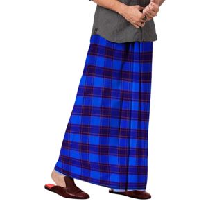 "100% ผ้าฝ้าย Lungi สำหรับผู้ชาย | แบบดั้งเดิมเป็นมิตรกับสิ่งแวดล้อมขายส่งจากบังคลาเทศ" - Product Image 1