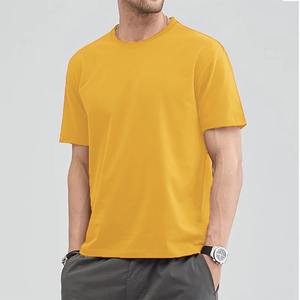 เสื้อยืดคอกลมสำหรับผู้หญิงและผู้ชาย, เสื้อ100% คอกลมผ้าโพลีเอสเตอร์เสื้อเชิ้ตแขนสั้นลำลองฤดูร้อนสีพื้น - Product Image 1