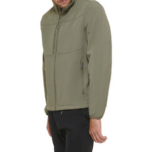 Meilleur prix pour une veste softshell décontractée en toile de haute qualité, unisexe, pour l'hiver, avec logo sur le devant, coupe-vent et imperméable - Product Image 6