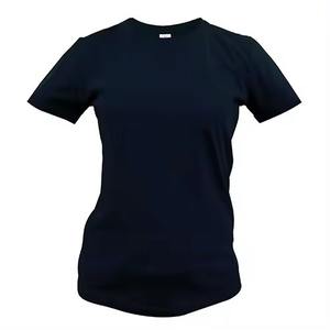 T-shirts simples pour femmes de haute qualité T-shirt multicolore pour femmes T-shirt en coton pour femmes - Product Image 4
