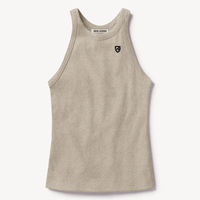 Vente chaude femmes grande taille coton/fibre de bambou débardeurs couleur unie léger décontracté été respirant imprimé Jersey