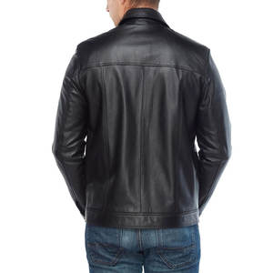 2023 entièrement personnalisé 100% vestes pour hommes en cuir de vachette véritable meilleur prix de gros veste en cuir respirant pour hommes - Product Image 2