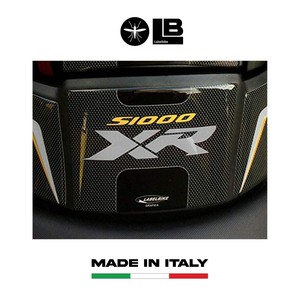 Sigillo Adesivo 3D Personalizzato per Moto BMW S1000XR in Finitura Triple Black - Product Image 2