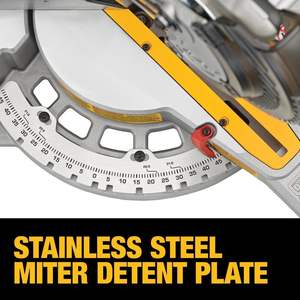 Sierra ingletadora de 7-1/4 pulgadas con batería de 20V MAX, herramienta industrial inalámbrica para bricolaje, solo para cortar madera y metal, fuente de alimentación eléctrica - Product Image 6