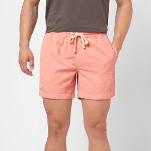 Short en velours côtelé décontracté pour homme, léger, taille élastique et cordon de serrage, parfait pour la plage en été - Product Image 1