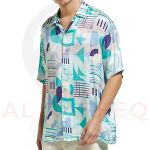 Nouveau T-shirt de plage à manches courtes pour hommes de qualité supérieure Fabriqué sur mesure avec un t-shirt pour hommes de qualité supérieure en coton polyester entièrement imprimé - Product Image 5