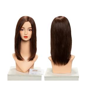 Pelucas de Cabello Humano Liso con Base de Seda, Cutícula Alineada, 100% Cabello Humano Virgen Remy Brasileño para Mujeres a un Precio Razonable - Product Image 6