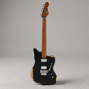กีตาร์ไฟฟ้า SBS Solid 3 Piece Steel Alder Body คอไม้เมเปิล Roasted Flamed  22 เฟรตนิเกิลซิลเวอร์ขนาดจัมโบ้  ขัดเงา  ปิ๊กอัพแบบ H-H - Product Image 1