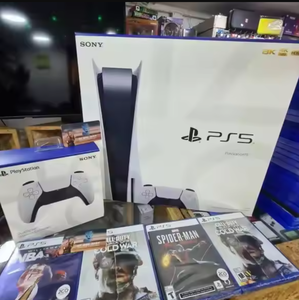 Nouvelle console PS5 Pro numérique 2 To - Expérience de jeu haute performance avec version CDROM originale ET 2 CONSOLES 10 JEUX GRATUITS - Product Image 1