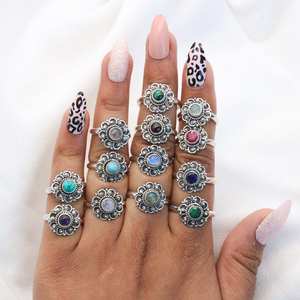 Bague en argent 925 pour femme, fabrication de bijoux, cadeau pour elle - Product Image 1