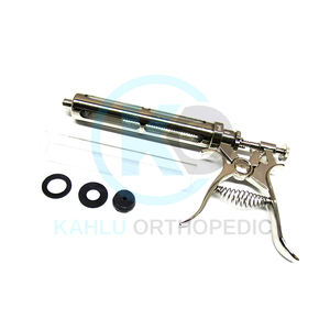 โลหะเข็มฉีดยาสัตวแพทย์ฉีดแก้วตัวอย่างปศุสัตว์สแตนเลสเครื่องมือโดย KAHLU กระดูก - Product Image 1