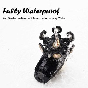 Kit de rasoir électrique rotatif rechargeable, étanche IPX7, mini rasoir avec tondeuse à barbe pour le rasage du visage, pour utilisation en camping-car - Product Image 3