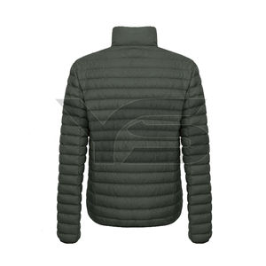 Blousons d'aviateur sur mesure pour hommes logos personnalisés hiver imperméable respirant taille plus col montant fermeture éclair couleur unie - Product Image 2