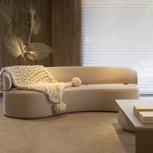 Giữa Thế Kỷ Thiết kế ghế vải Carrie sofa cao cấp L hình dạng chỗ ngồi phòng khách da sofa cho sang trọng nhà và biệt thự sử dụng - Product Image 6