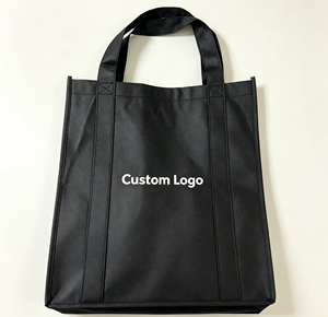 Bolsa de Tela No Tejida con Logotipo Personalizado, Bolsa de Compras Reutilizable Ecológica, Bolsa de Regalo Promocional para Ferias Comerciales y Eventos Empresariales - Product Image 1