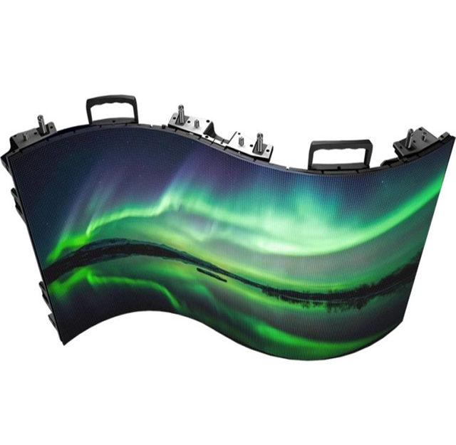 HD P2.6 P2.9 P3.91 P4.81mm outdoor Curved LED Video Wall Panel Size 500*1000 mm Customized LED Screen