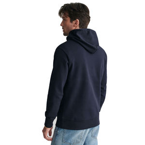 Venta al por mayor logotipo personalizado hombres pulóver sudaderas con capucha de lana 100% algodón invierno Impresión digital a granel para gimnasio ropa casual - Product Image 2
