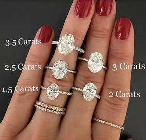 Diamante cultivado en laboratorio CVD de 5 quilates, color D, claridad VS1, talla ovalada, corte elegante, certificado por IGI, para la fabricación de joyas, por D'VINS JEWELS - Product Image 5
