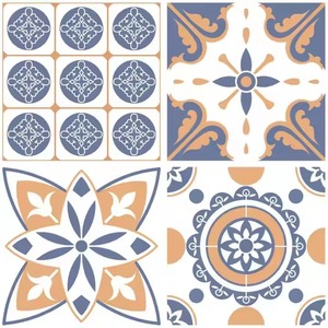 กระเบื้องเซรามิกลายดอกไม้สไตล์โมร็อกโก30x30ซม. ตกแต่งพื้นในห้องนั่งเล่น - Product Image 4